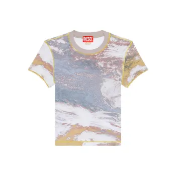 DIESEL T Shirts Women's Purple