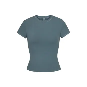 Skims T Shirts Women's Lake Blue