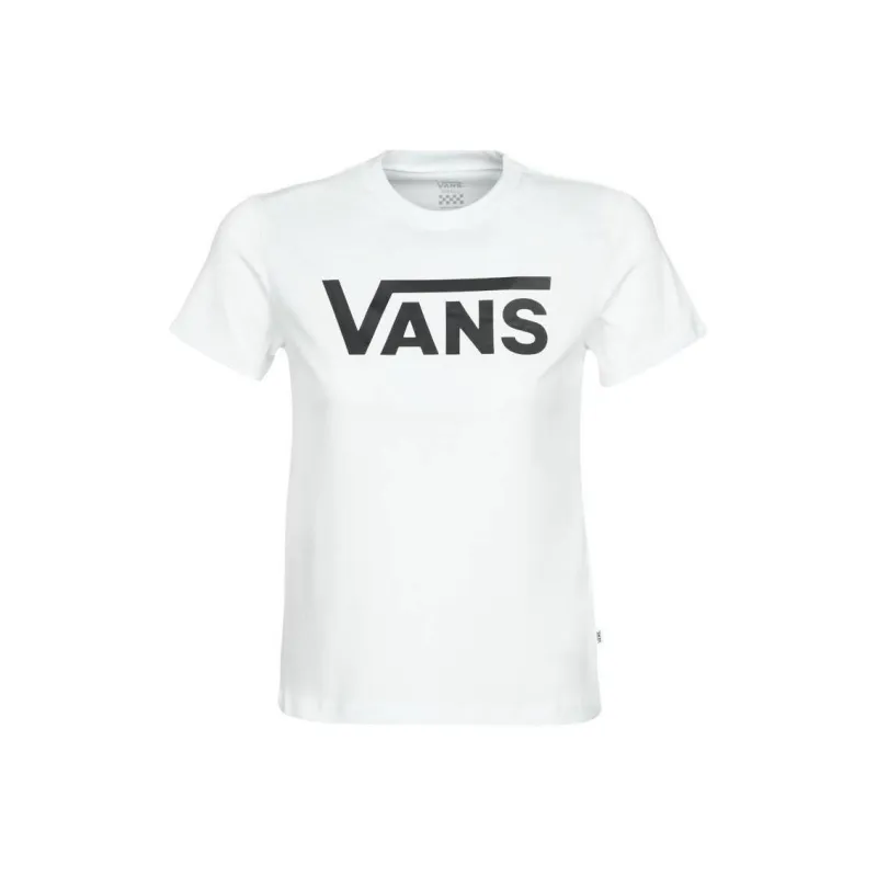 Vans Wm Flying V Crew T Shirt Women's White-0