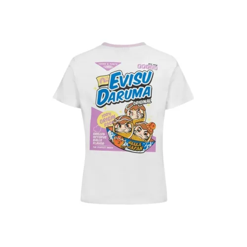EVISU T Shirts Women's White