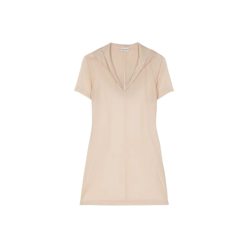 LOW CLASSIC Sheer Hooded Top-0