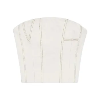 AMIRI Ma Bustier 'Alabaster'