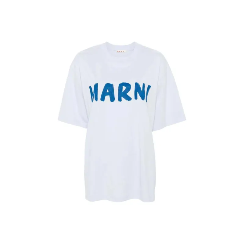 MARNI Logo Printed Crewneck T Shirt-0