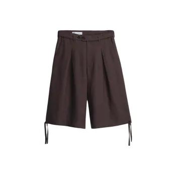 ZARA Casual Shorts Men's Zebra Print Brown