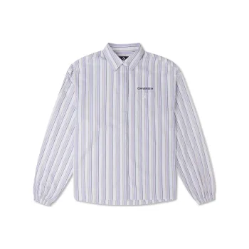 Converse Striped Woven Button Up Shirt