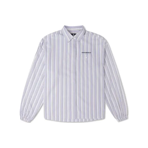 Converse Striped Woven Button Up Shirt
