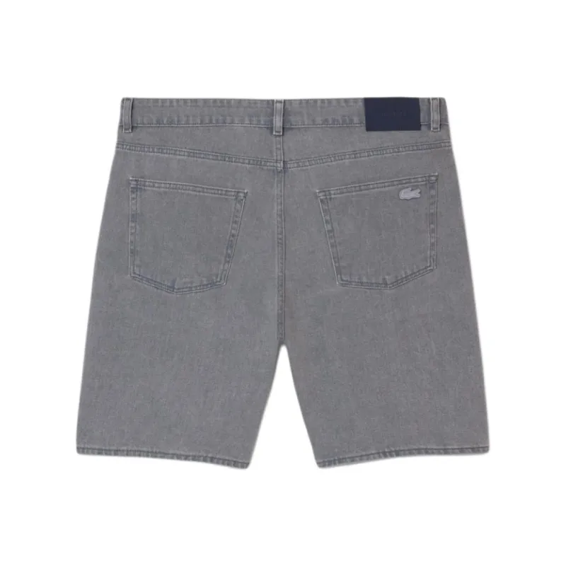 LACOSTE Washed effect Denim Shorts-1