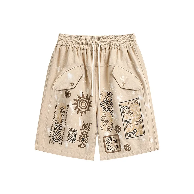 VERAF CA Casual Shorts Unisex Khaki-0