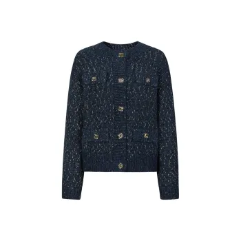 JZ. ANNAKRO Knitwear Women's Flower Navy