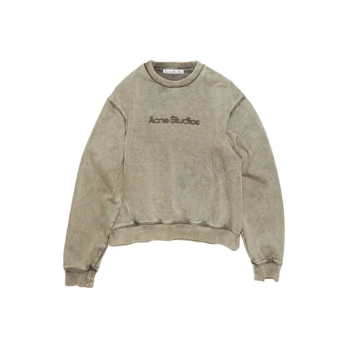 Acne Studios Logo Printed Crewneck Sweatshirt-0