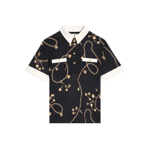 CELINE Polo Shirts Women's Black