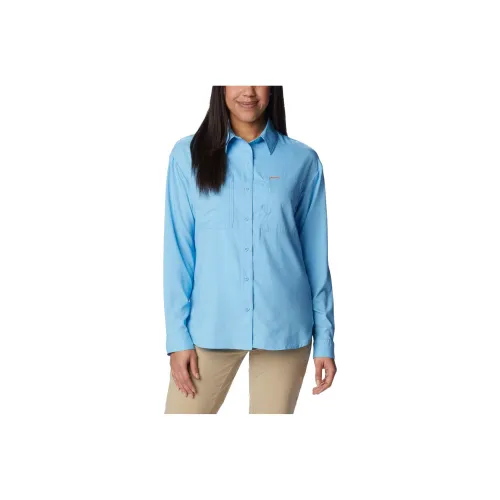 Columbia Shirts Women's Sky Blue