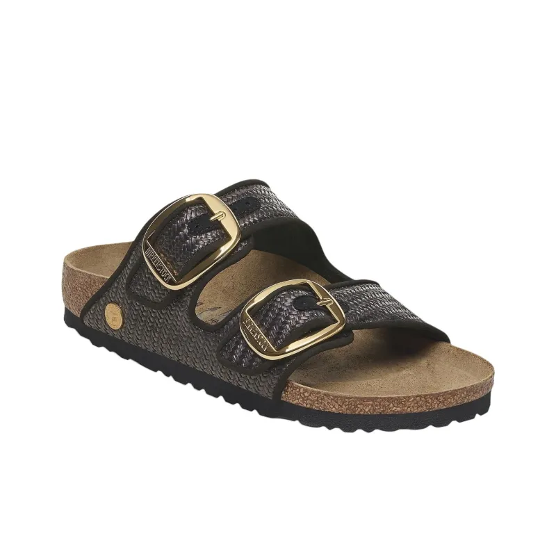 Birkenstock Arizona Slide Slippers Unisex Black Regular Loose Fit-1