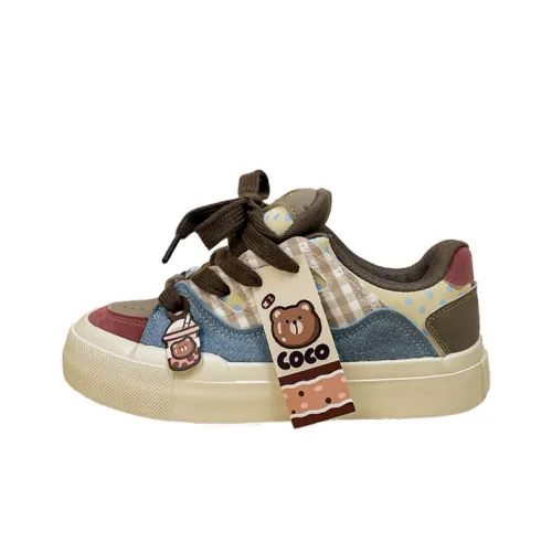 A&M Low Top Skateboard Shoes Women's Bear Bakery
