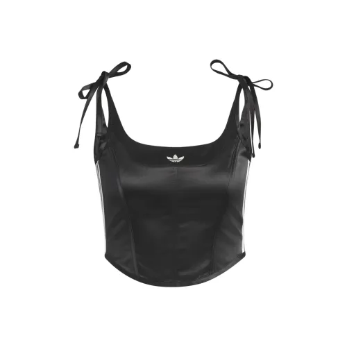 Adidas Originals 3 Stripes ADICOLOR 3 STRIPES CORSET Camisole Women's Black