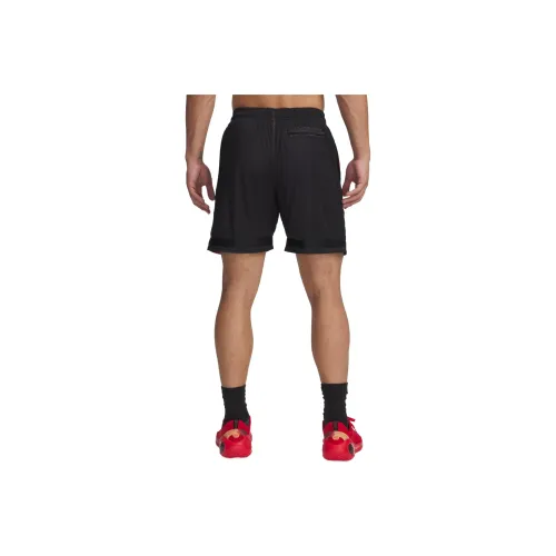 Under Armour Casual Shorts Men's Black Red 001