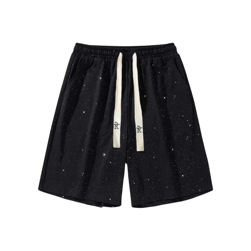 KSEK Casual Shorts Unisex Black-0