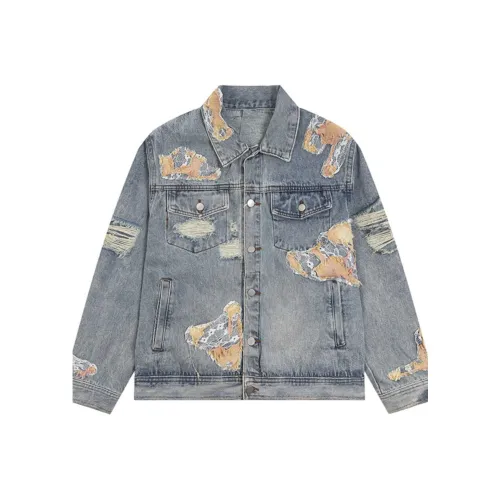 DanerWang Jackets & Coats Unisex Blue