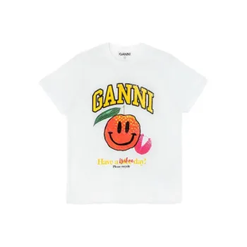 GANNI T-Shirts Women's White