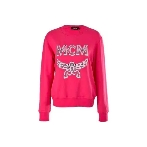 MCM Sweatshirts Women's Rose Red