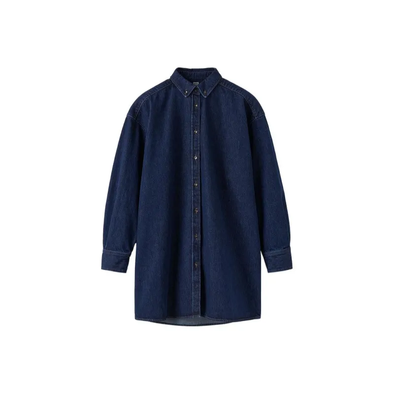 TOTEME Long sleeved Denim Shirt-0