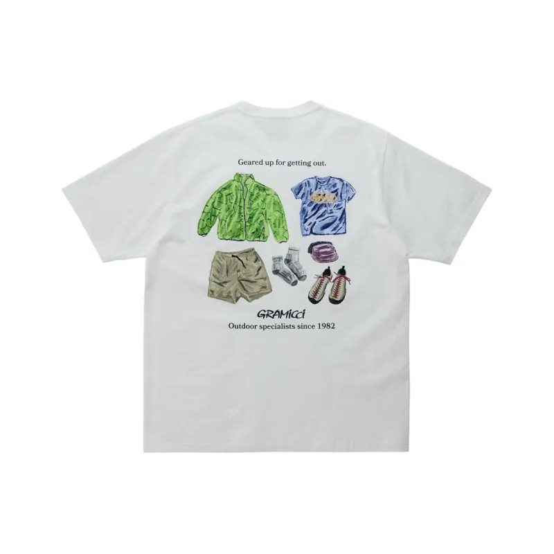 Gramicci Snail print T Shirt-5