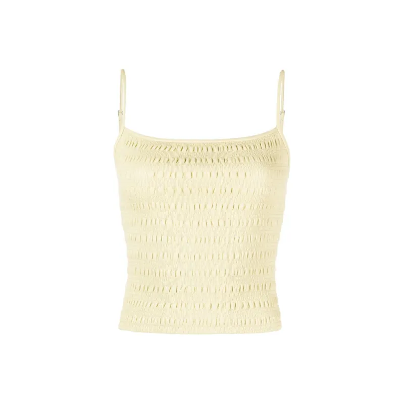 NANUSHKA Arenda Smocked finish Sleeveless Top-0