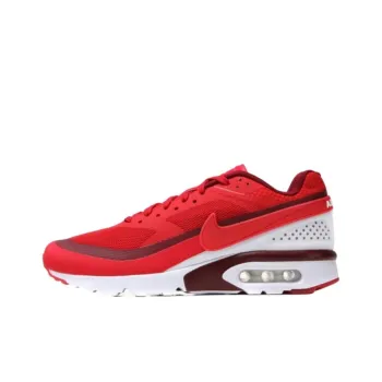 Nike Air Max BW Anti Slip Wear Resistant Low Top Casual Shoes Men's Red