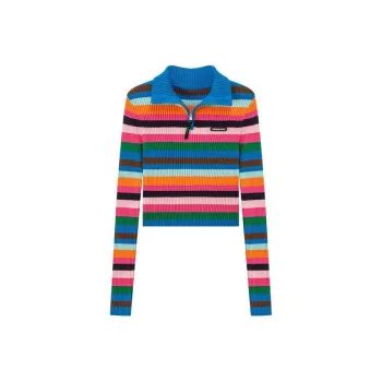 CHUU Knitwear Women's Rainbow Stripes