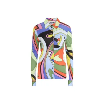 MOSCHINO Graphic print Mini Dress
