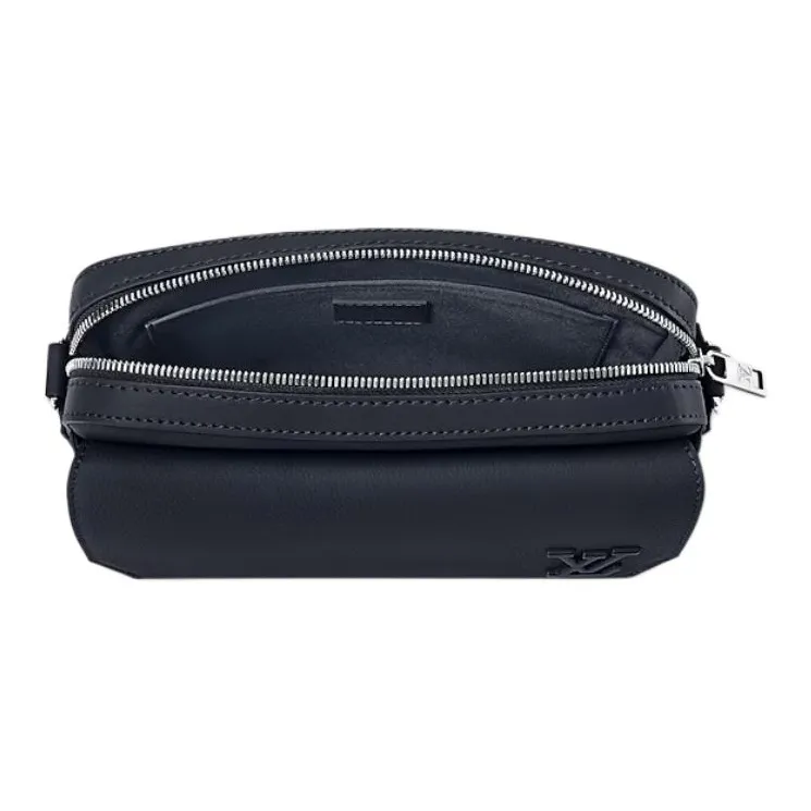 LOUIS VUITTON Fastline Grain Leather Messenger Bag, Crossbody Bag, Shoulder Bag Men's Marine Blue-1