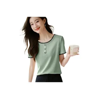 Mo Han Yi Mei T Shirt Women's Mint Green