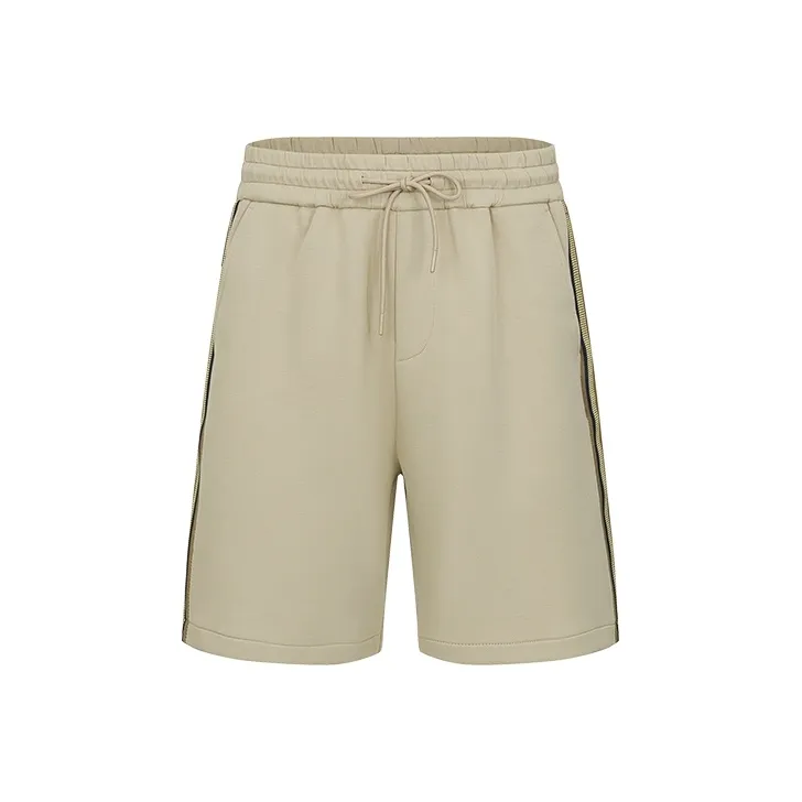 URBAN REVIVO Casual Shorts Men's Khaki-0