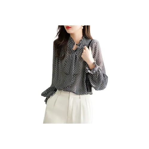 Dme Chiffon Shirts Women's Print
