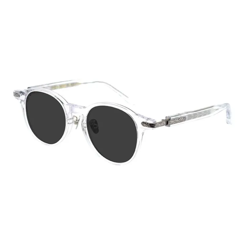 ROLLOTD Plate Frame Round Sunglasses Unisex-11
