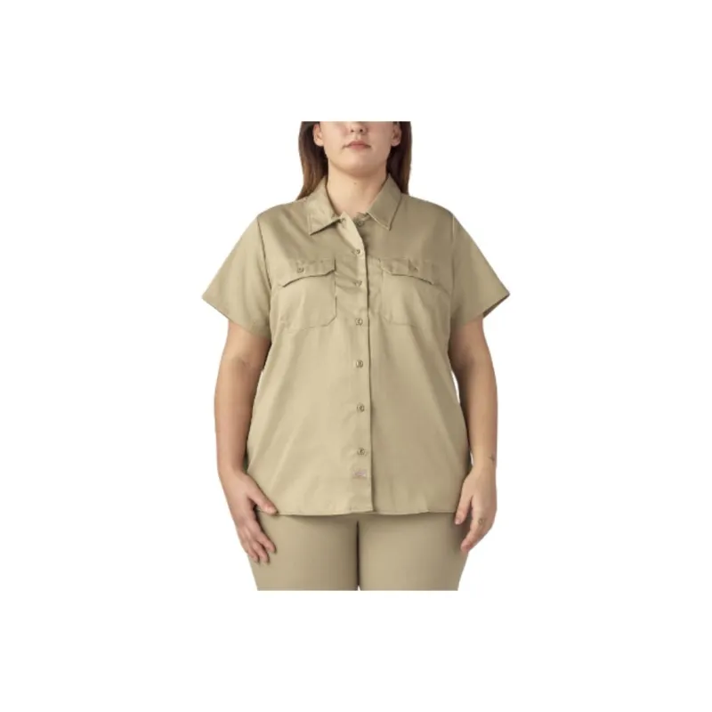 Dickies Shirts Women's Khaki-0