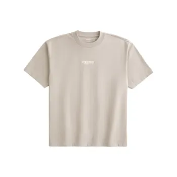 Hollister T Shirts Men Camel