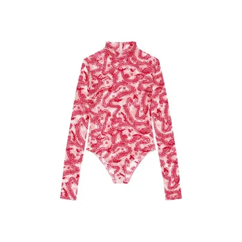 Givenchy Jacquard Bodysuit 'Pink/Red'