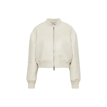 ARITZIA FW24 Babaton Synergy Bomber Jackets Coats Women's Matte Pearl/Matte Pearl
