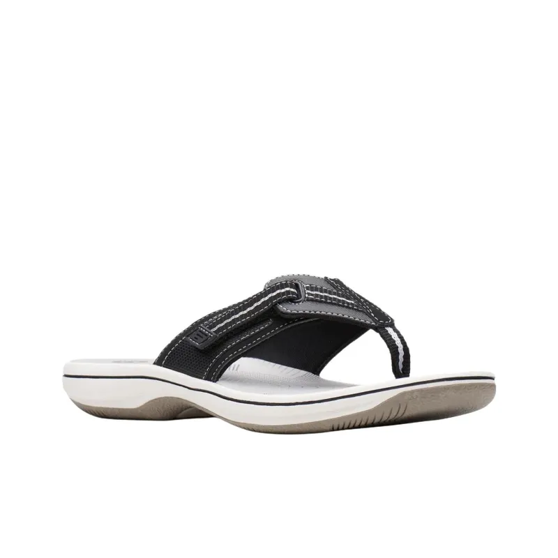 Clarks Abrasion Resistant Flip Flops Women's Black-2