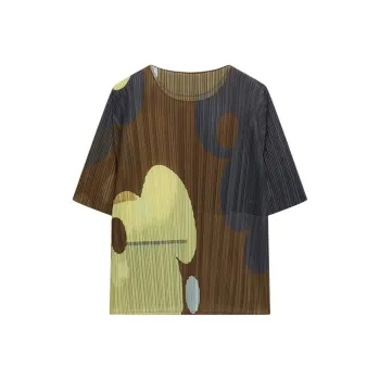 Broadcast T Shirt Women's Kohlrabi Green Floral