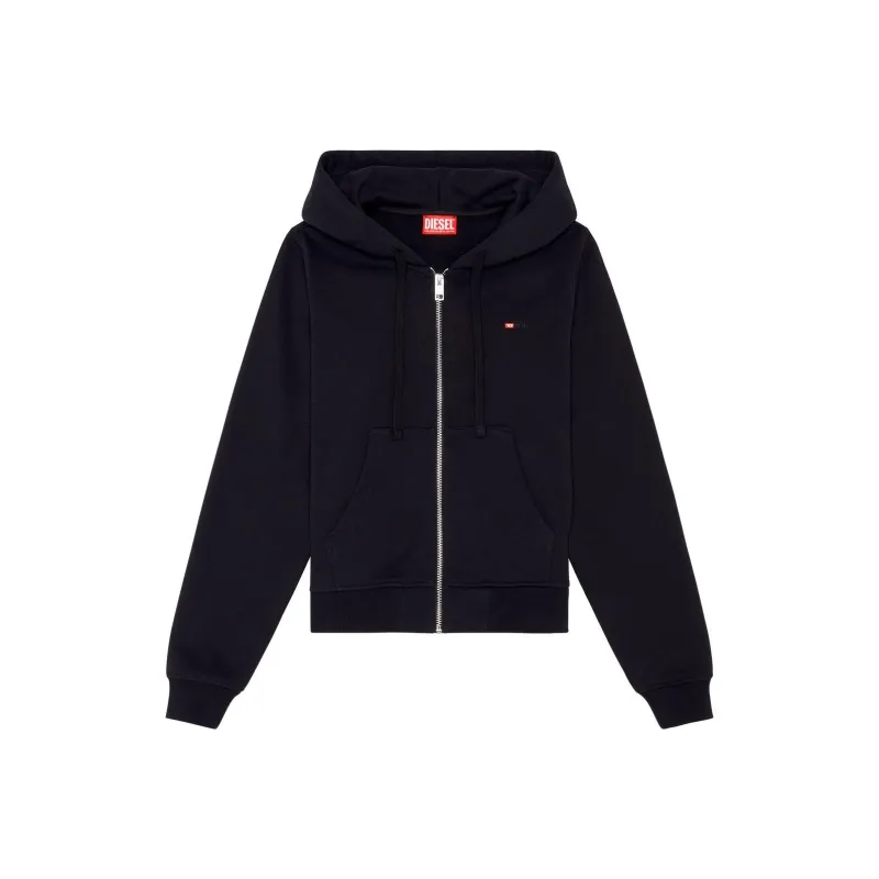 DIESEL F Reggy Hood Zip Microdiv Drawstring Hoodie-0