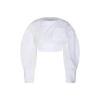 Jacquemus Open Back Cropped Shirt
