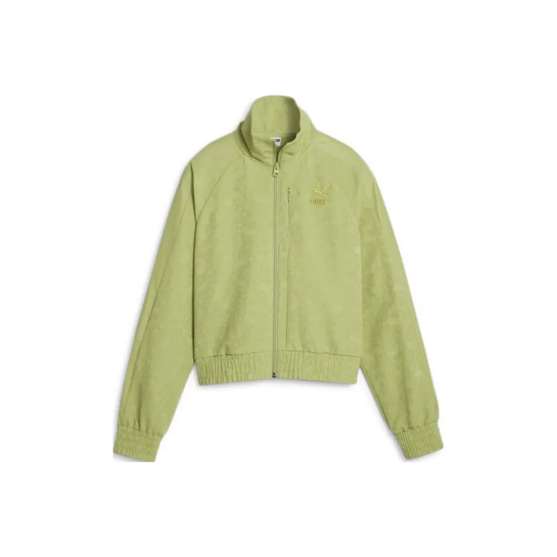 PUMA PAISLEYLUXE T7 PAISLEYLUXE Track Jacket Women's Green-0