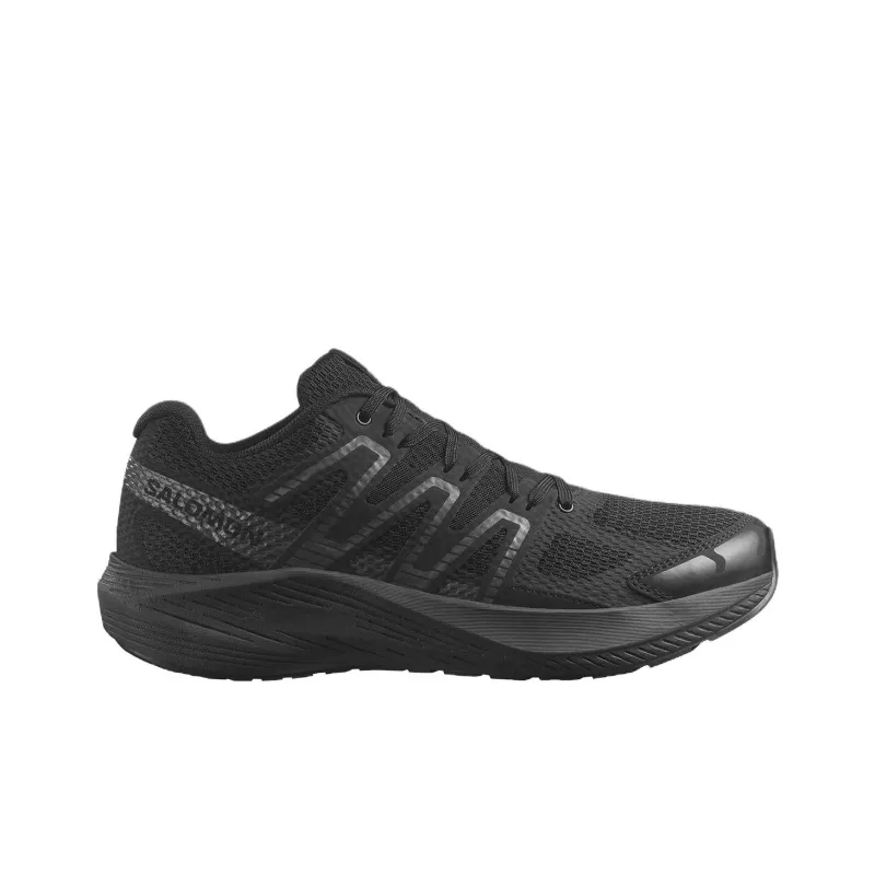 SALOMON Anti Slip Wear Resistant Low Top Trail Running Shoes Men's Black-1