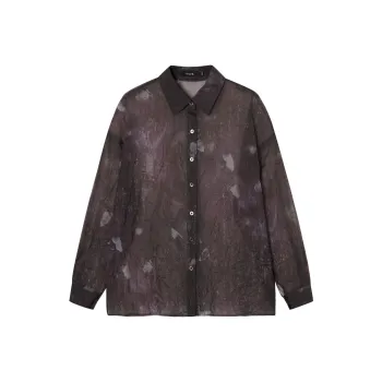 I'M ONE Shirt Women's Purple Black