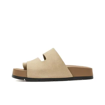 AGSDON PVC Polyvinyl Chloride Quiet Slip Resistant Slide Slippers Women's