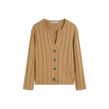AMAZING SONG Knitwear Women's New Field Coffee