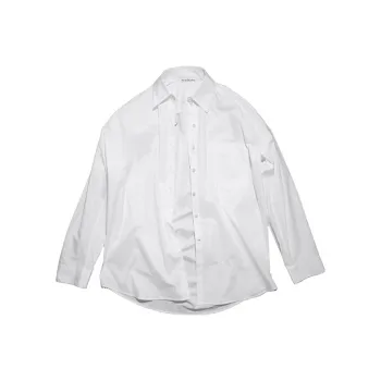 Acne Studios Ance Studios Button Up Curved Hem Shirt