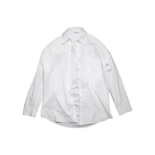 Acne Studios Ance Studios Button Up Curved Hem Shirt